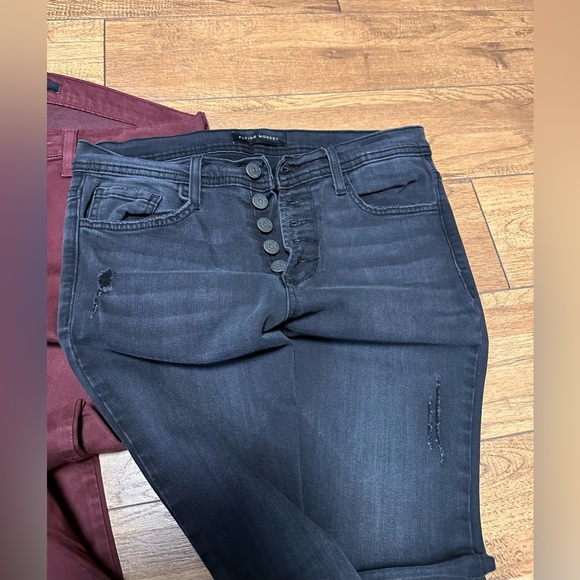 3 Pairs Flying Monkey Skinny Jeans 30,29,29 - Picture 4 of 9